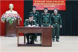 Các đơn vị phát động đợt thi đua cao điểm “Luyện quân, lập công, quyết thắng”